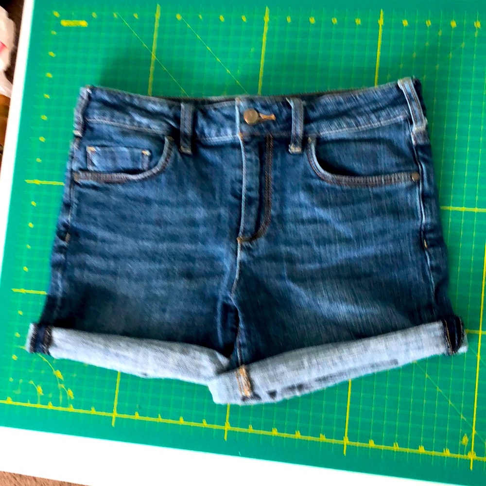 Pilcro Script Jean Shorts